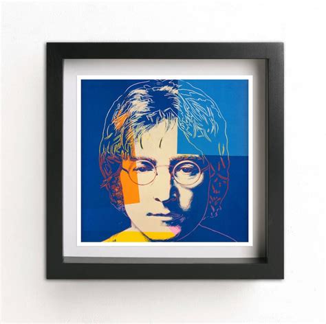 Andy Warhol Print John Lennon Print Pop Art Print Mid Etsy