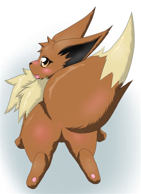 eevee female fur furry furry only group group sex male. rule 34 back view b...