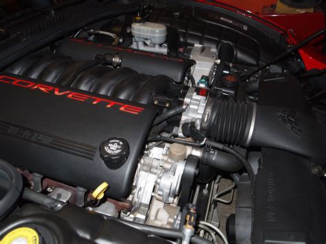 The Engine Compartment Corvette Convertible Chevrolet Corvette Corvette