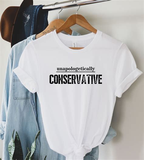 Unapologetically Conservative Tshirt Patriot Party Shirt Etsy