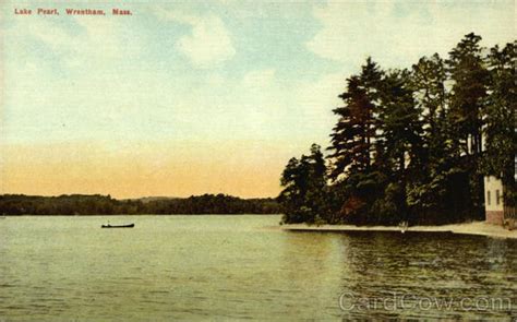Lake Pearl Wrentham Ma Postcard