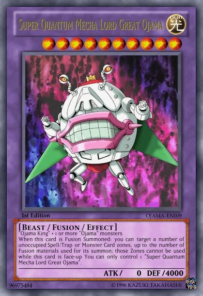 Ojama is an archetype in the ocg/tcg and anime. Ojama Support - 5/? - reps4comments2k16 - Advanced Multiples - Yugioh Card Maker Forum