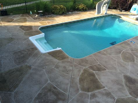 Decks can need a resurfacing as they get older. Tuscan trowel #resurfacing on this pool deck (With images ...