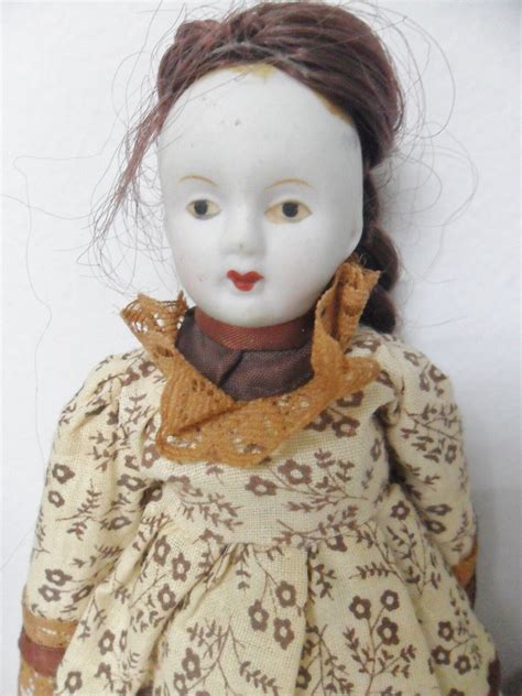 Antique Dolly Madison Style Head Porcelain Bisque Vintage Doll Cloth Body[ Zs] Ebay