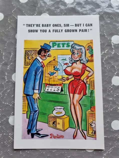 Vintage Saucy Seaside Comic Postcard Sunny Pedro Series No 136 By Pedro £320 Picclick Uk