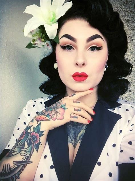 pin by whitney on makeup vintage makeup looks pin up hair retro makeup