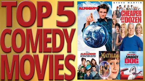 My Top 5 Comedy Movies Youtube