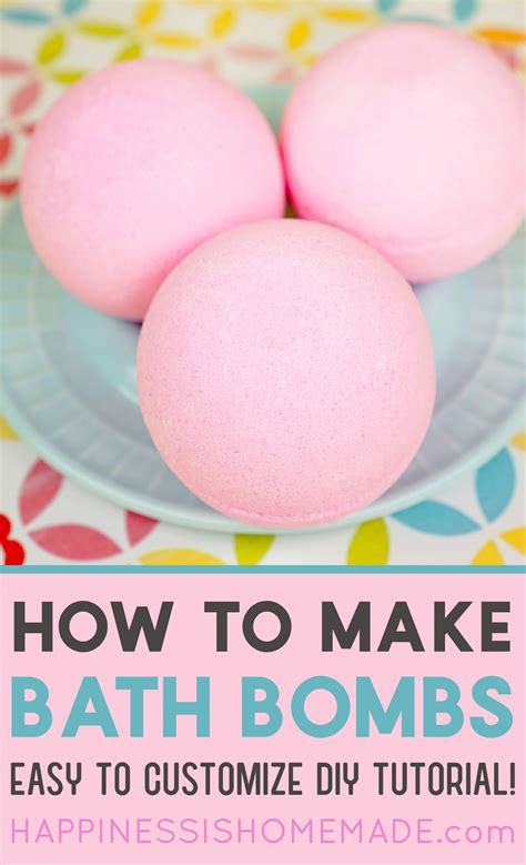 How To Make Bath Bombs Happiness Is Homemade
