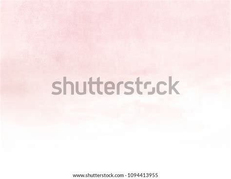 Watercolor Background Gradient Soft Pastel Sky Texture In Pale Pink
