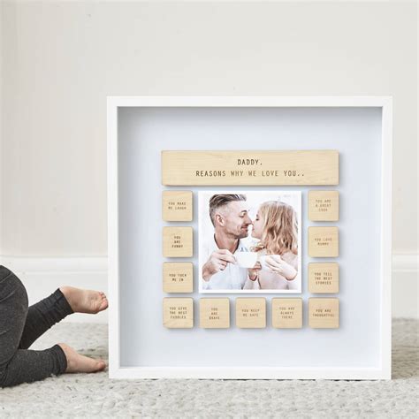 Personalised Reasons Why We Love Daddy Framed Print By Sophia Victoria