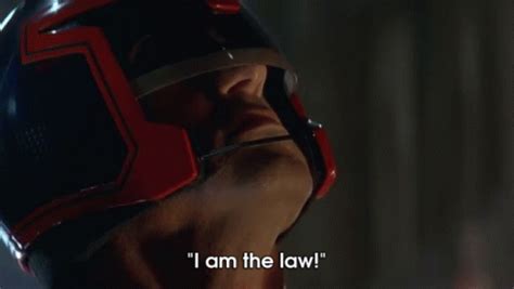 And Running Out Of Patience Gif I Am The Law Judge Dredd Sylvester Stallone Scopri E