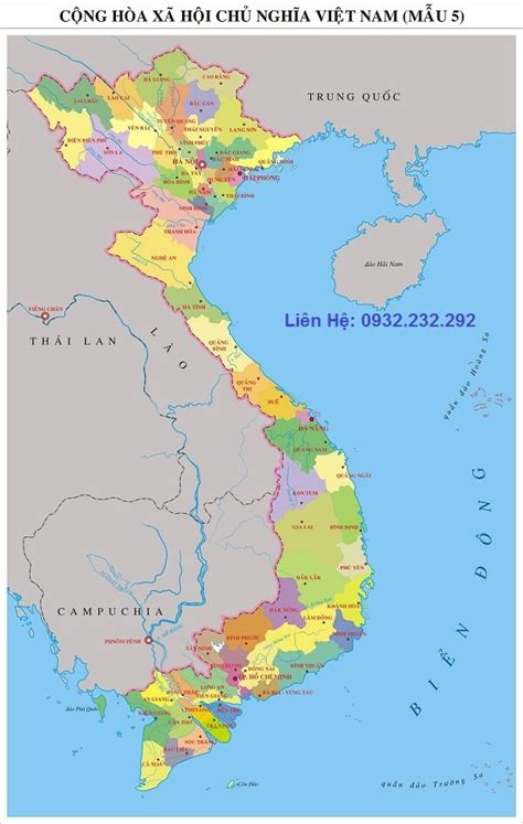 Tuy nhiên, những thông tin chi tiết về kinh tế, địa lý, dân số cũng như … Bản đồ Việt Nam khổ lớn mẫu 5