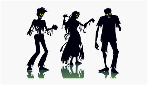 Download Vector Graphics Illustration Silhouette Zombie - Zombie Silhouettes , Free Transparent Clipart ...