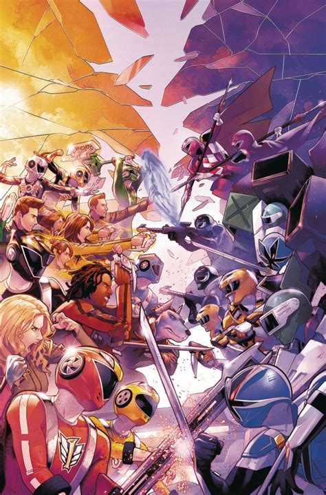 Plans for mygers members to be invited to open rangers training session. Mighty Morphin Power Rangers (Boom! Studios) Issue 28 ...