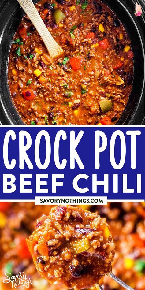 easy crock pot chili recipe artofit