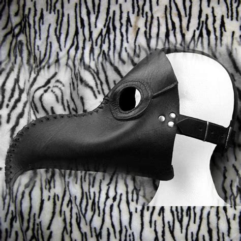 Real Genuine Leather Bird Beak Mask Cosplay Masquerade Theme Etsy