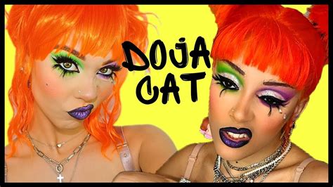 Recreating Doja Cats Makeup 💜 Boss Bitch Music Video Youtube