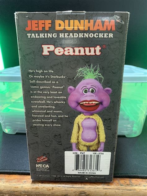 Peanut Talking Headknocker Jeff Dunham Bobble Head Doll New Old Stock