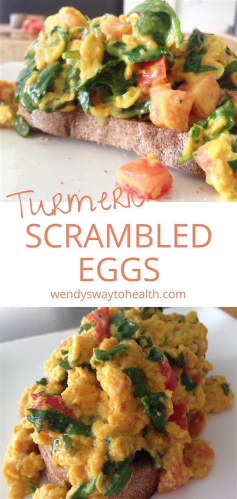Turmeric Scrambled Eggs Recipe Wendys Way To Health