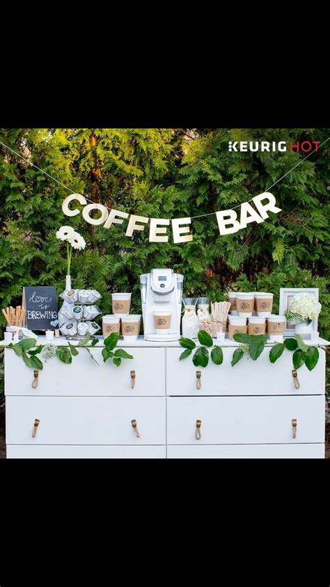 Diy Coffee Bar Perfect For Bridal Shower Baby Shower Birthday Party