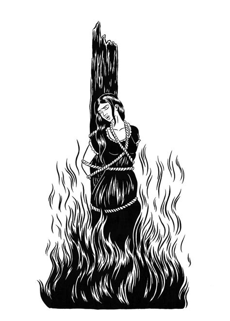 Image Result For Witch Burning Witch Tattoo Witch Drawing Witch Art