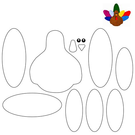 5 Best Images Of Thanksgiving Turkey Cut Out Printables Thanksgiving