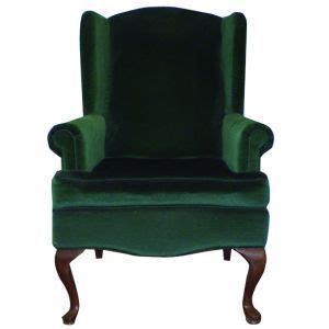 Gently used, vintage, and antique velvet wingback chairs. emerald green velvet wingback | Green velvet chair, Luxury ...