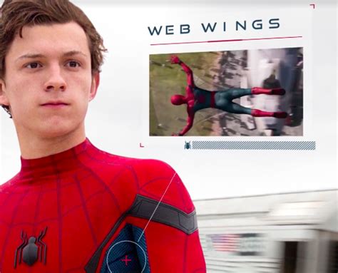 Spider Man Homecoming Tony Starks Spider Suit Upgrades Revealed