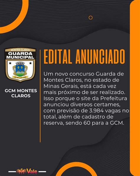 Concurso Guarda Municipal Montes Claros 2024