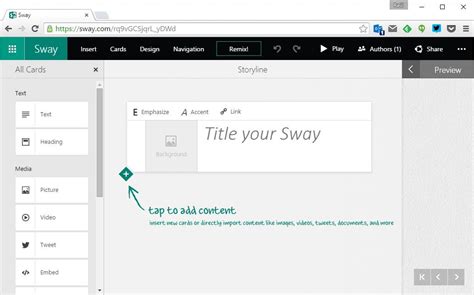 Office Sway Releases Its Final Version