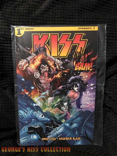 Kiss Dynamite Comic Bam Box Exclusive Signed By John Lucas In