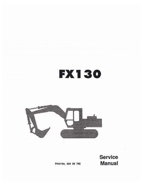 Fiatallis Fx130 Service Repair Manual A Repair Manual Store
