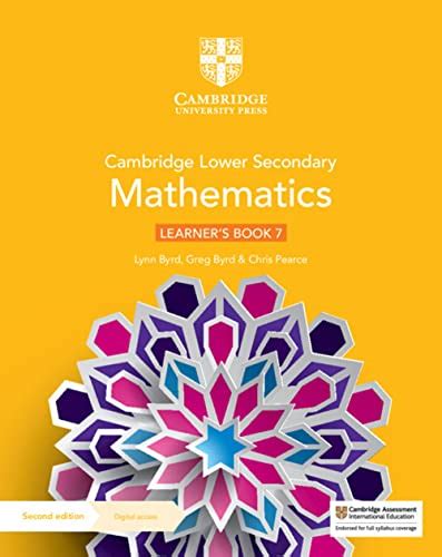 Cambridge Lower Secondary Mathematics Learners Book 7 With Digital