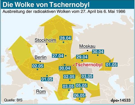 Im mai 1986 maß das französische institut für. Tschernobyl 1986: Als die radioaktive Wolke Berlin ...