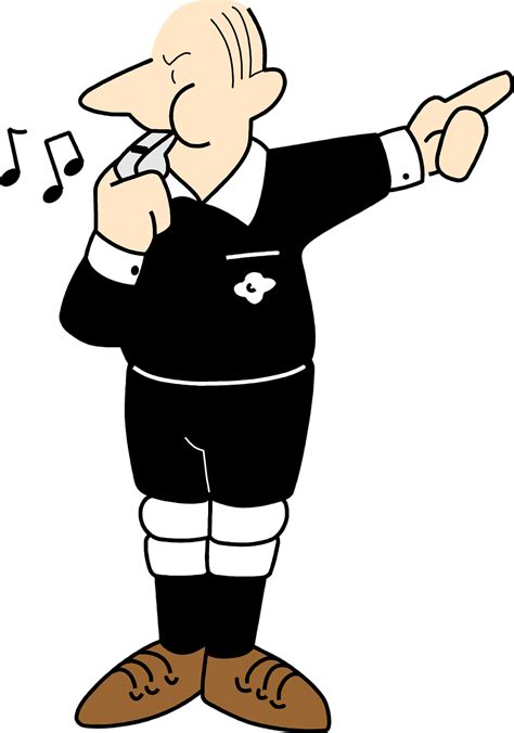 Referee | Free Stock Photo | Illustration of a referee blowing a