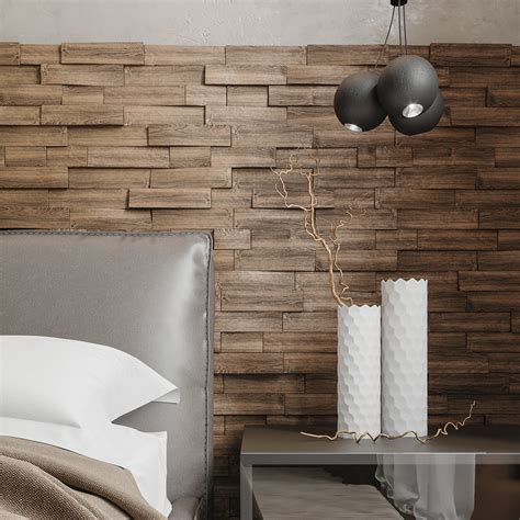Wood Panel In Bedroom Interior On Behance