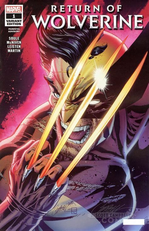 Return Of Wolverine Vol 1 1 2018 Nycc Exclusive Variant Cover By J