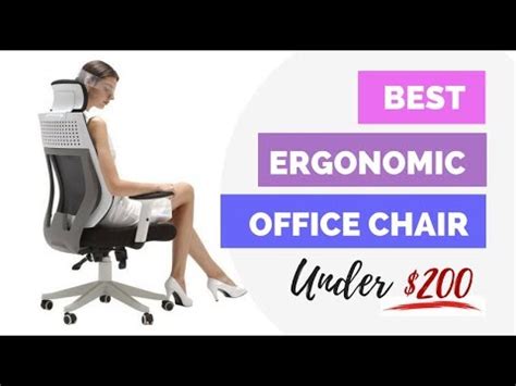 Below are important factors to take into consideration when choosing the best office chairs under 200: Best Ergonomic Office Chairs Under $200 Reviews (2018 ...