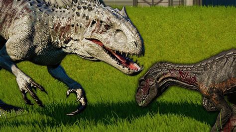 Jurassic World Indominus Rex And Indoraptor