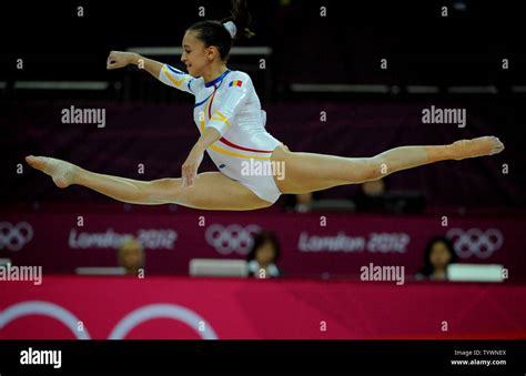 Romania S Larisa Andreea Iordache Performs Her Routine On The Floor