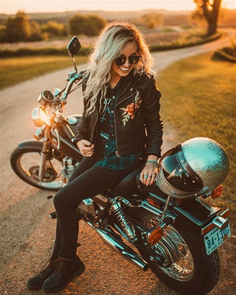Motorcycle Style Biker Style Women Motorcycle Womens Motorcycle