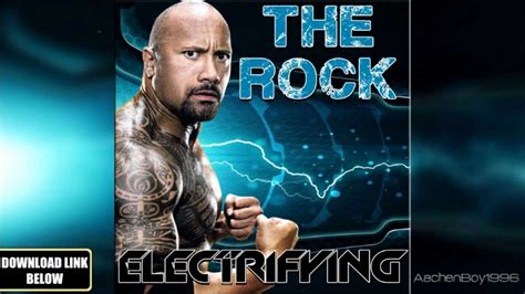 Wwe Dwayne The Rock Johnson 24th Theme Song Electrifying Cd Quality