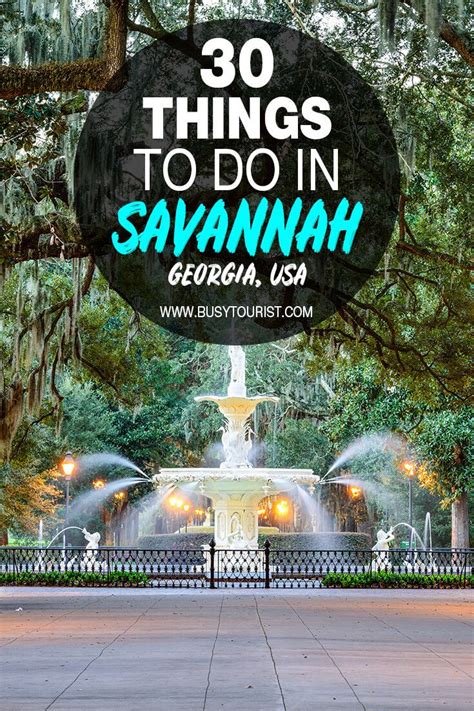 30 Best And Fun Things To Do In Savannah Georgia Savannah Chat