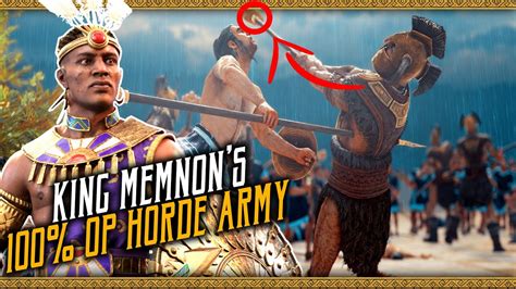 The Legend Of King Memnon King Of Aethiopia In Troy Total War Saga