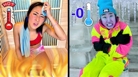 Extreme Hot Vs Cold Challenge Youtube