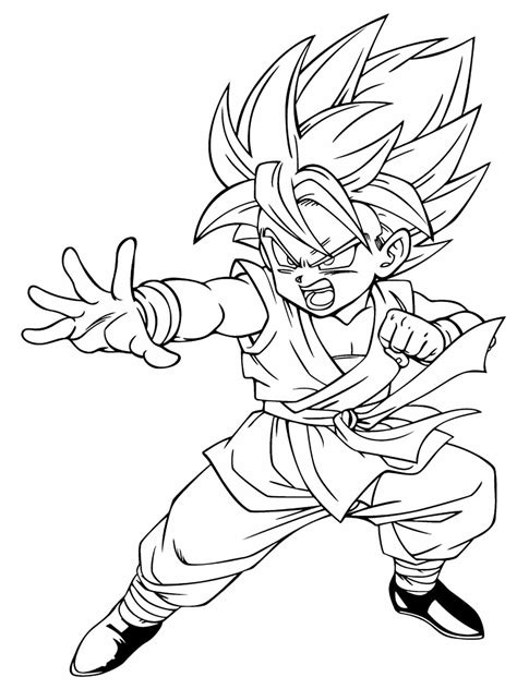 Desenho Goku Para Colorir Goku Desenho Desenho Goku Images