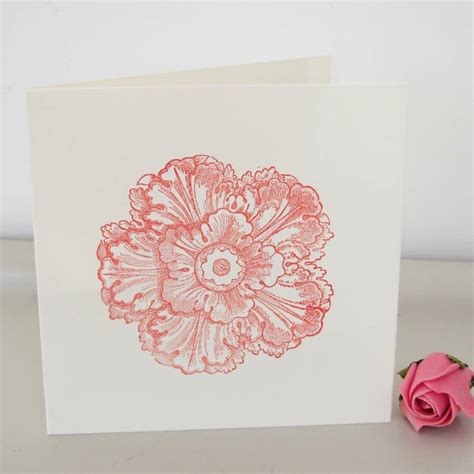 Handmade Flower Card By Chapel Cards