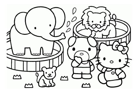 Download Hello kitty to color for children - Hello Kitty Kids ...