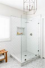 Other great bathroom tile ideas are shown in the picture. Lexi Westergard Design | Vermont Remodel Master Bathroom ...