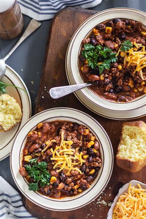 Mexican Two Bean Chili Con Carne Recipe All Thats Jas
